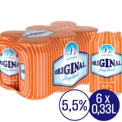 ORIGINAL LONG DRINK 5,5% ORANGE 0,33 TLK 6-PACK 1,98 L