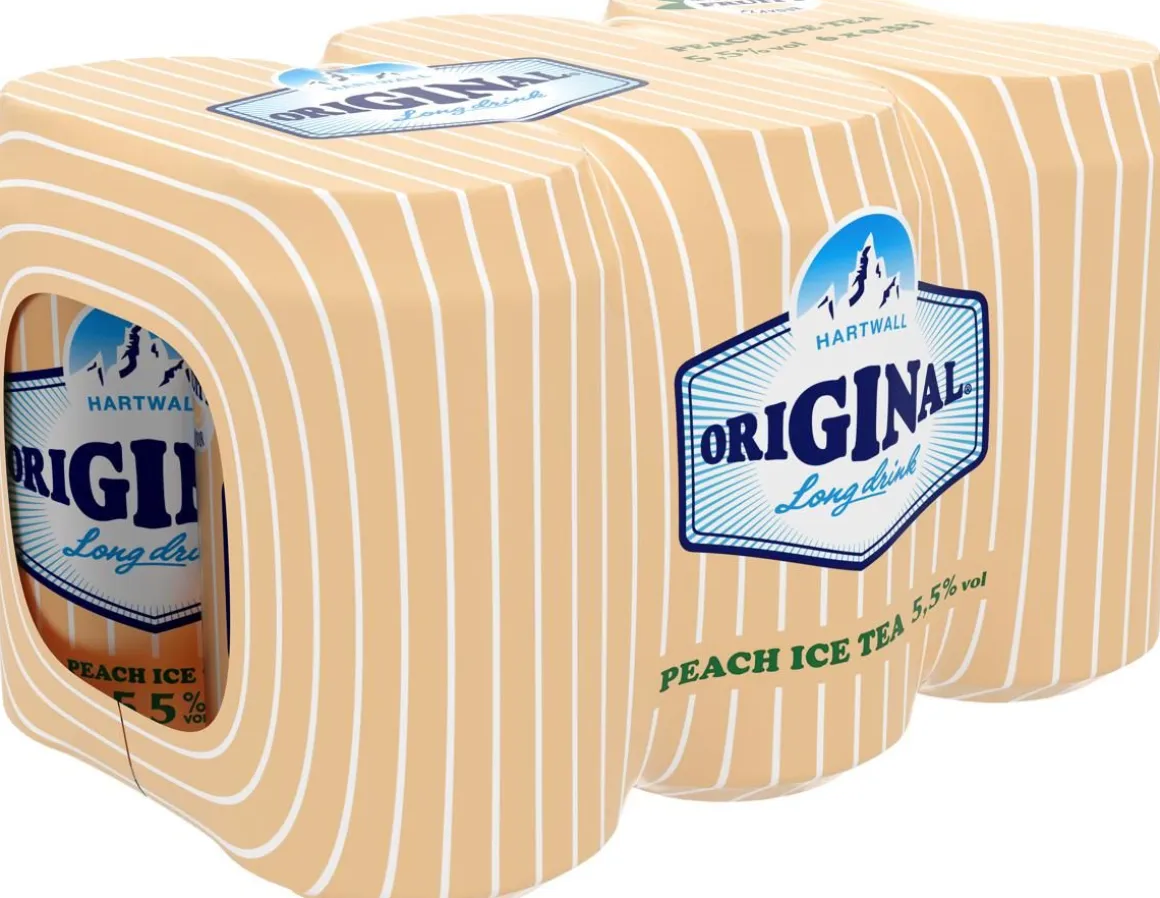 ORIGINAL LONG DRINK 5,5% PEACH ICE TEA 0,33 TLK 6-PACK 1,98 L