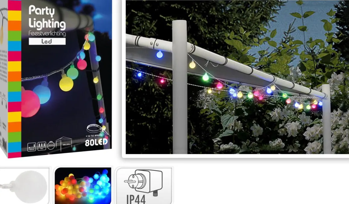 80-OSAINEN LED VALOSARJA MONIVÄRI