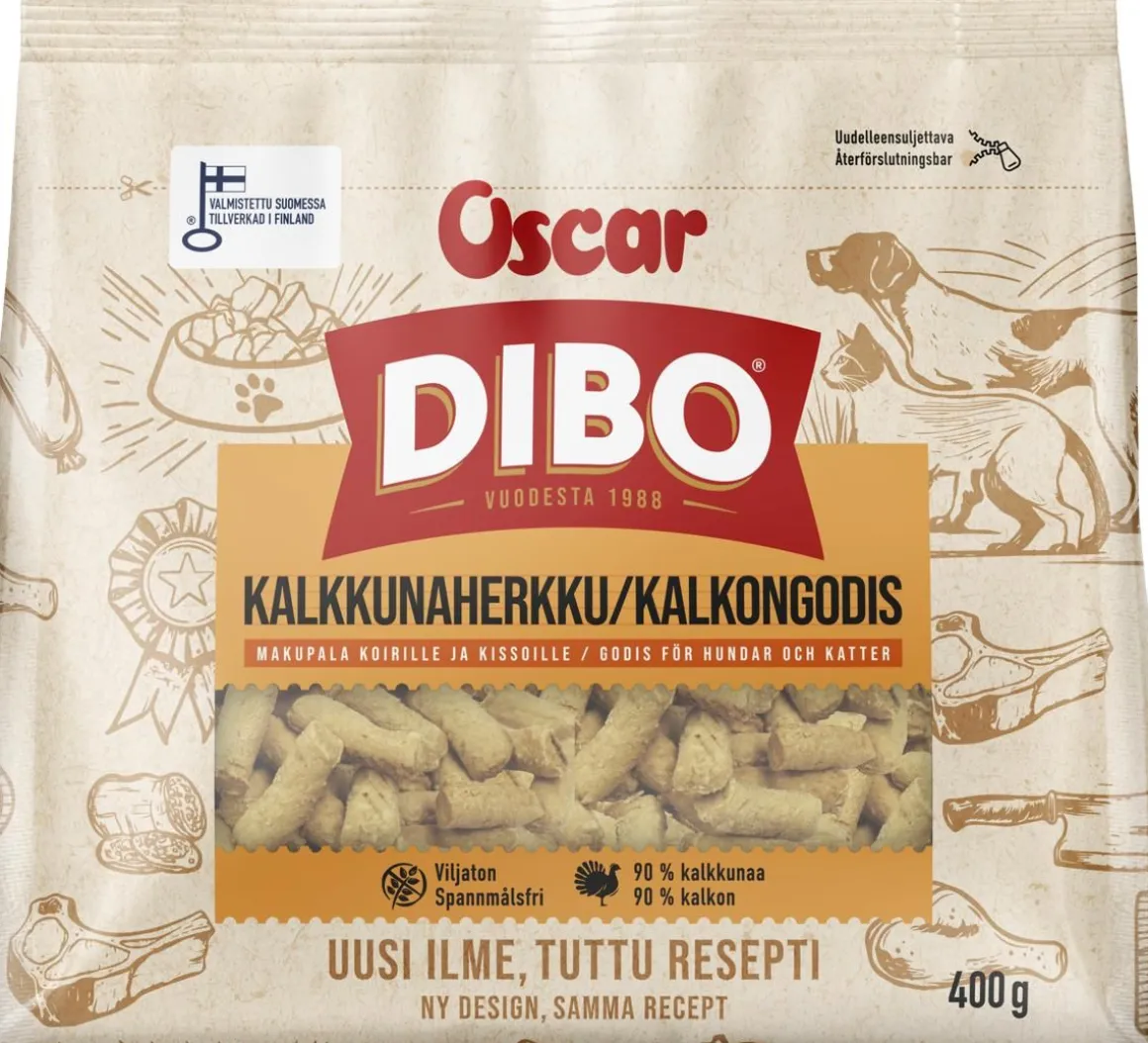 OSCAR DIBO KALKKUNAHERKKU 400 G