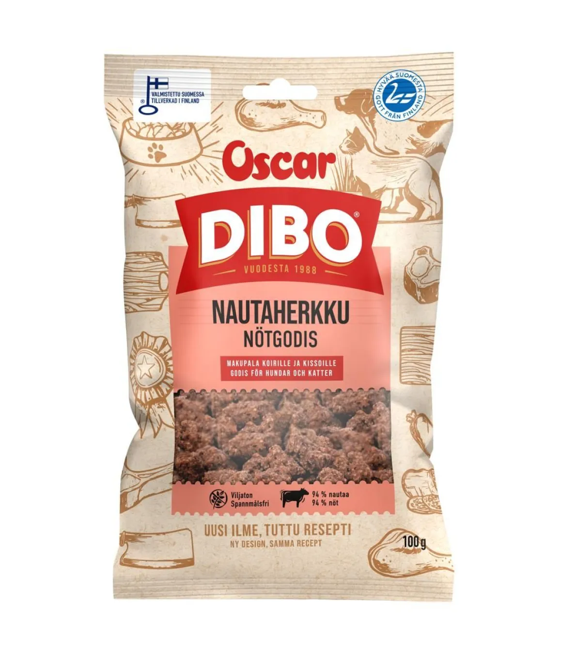 OSCAR DIBO NAUTAHERKKU 100 G