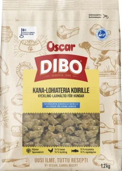 OSCAR DIBO KOIRAN TÄYSRAVINTO KANA-LOHIATERIA VILJATON 1,2 KG