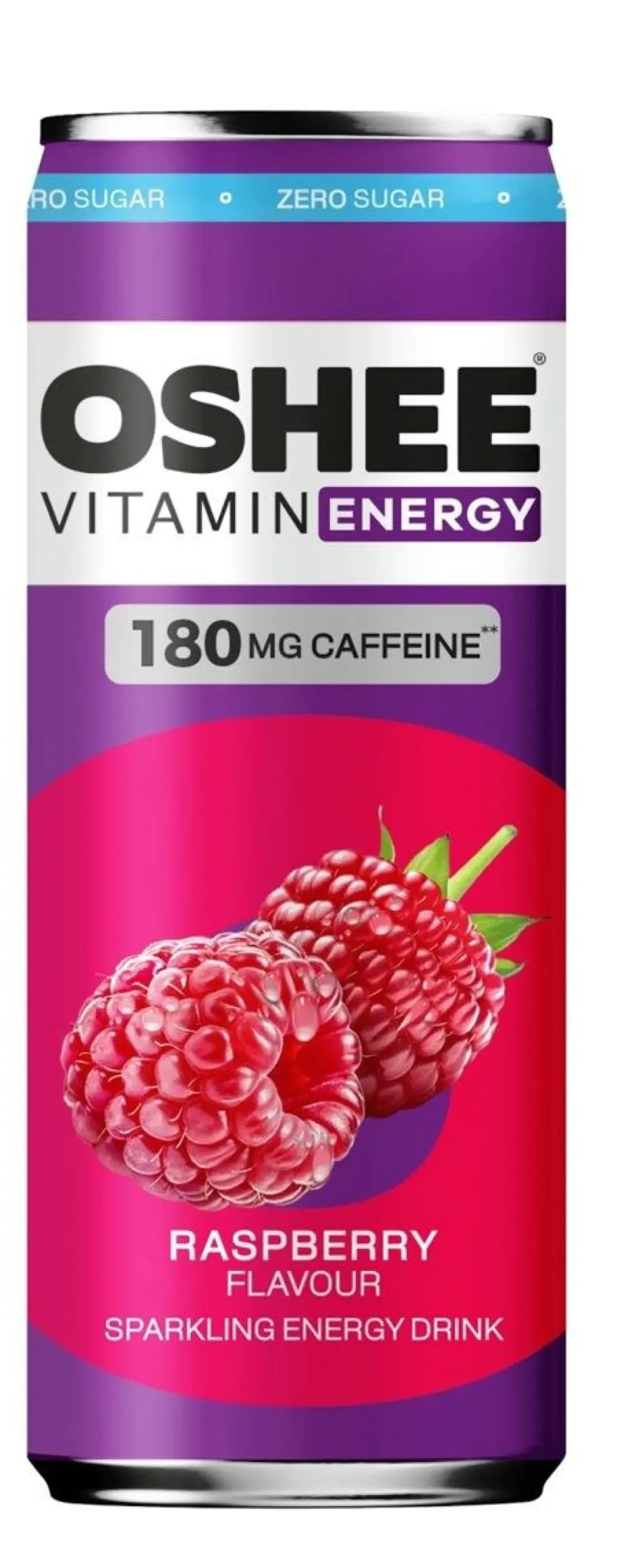 OSHEE SPARKLING RASPBERRY ZERO TLK 330 ML