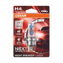 OSRAM H4 NIGHT BREAKER LASER +150% POLTTIMO 12V 60/55W BLI