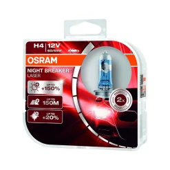OSRAM NIGHT BREAKER LASER POLTTIMO 2 KPL H4 12V 60/55W HCB