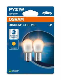 OSRAM DIADEM CHROME POLTTIMO 2 KPL 12V PY21W