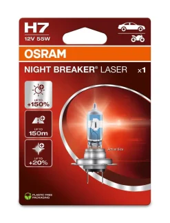 OSRAM NIGHT BREAKER LASER POLTTIMO 1 KPL H7
