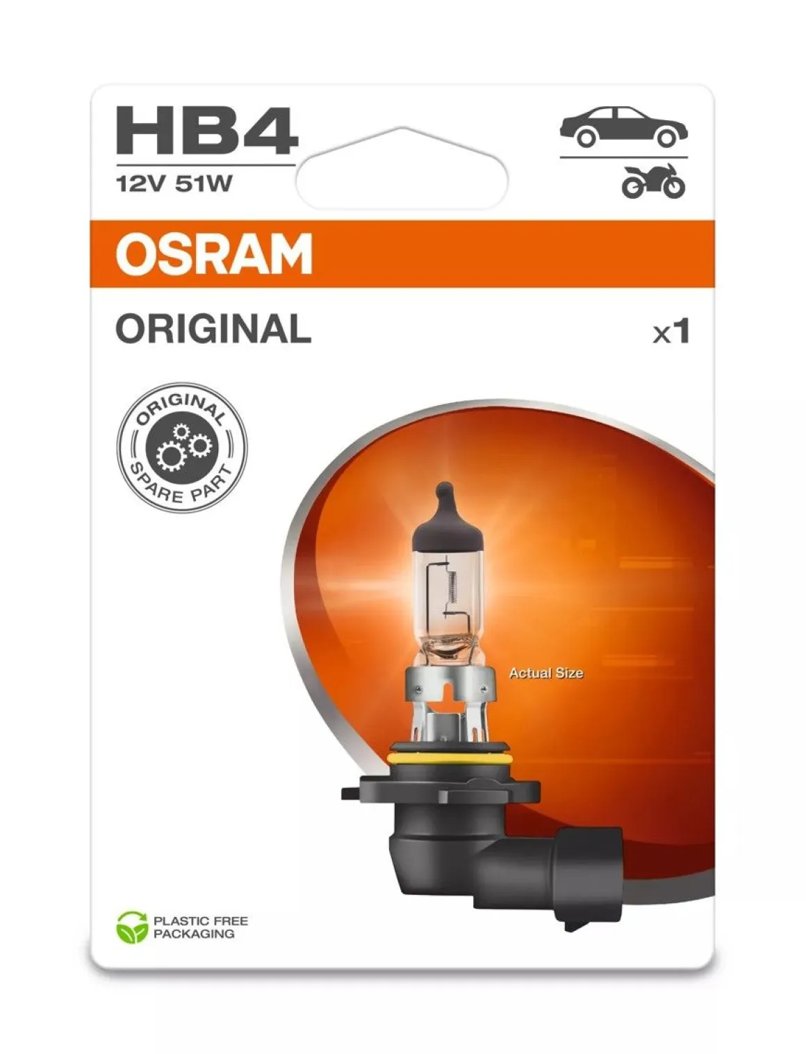 OSRAM ORIGINAL POLTTIMO 2 KPL 12V 4W BA9S T4W