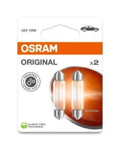 OSRAM ORIGINAL POLTTIMO 2 KPL 12V C10W