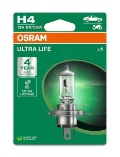OSRAM ULTRA LIFE POLTTIMO 1 KPL 60/55W 12V H4
