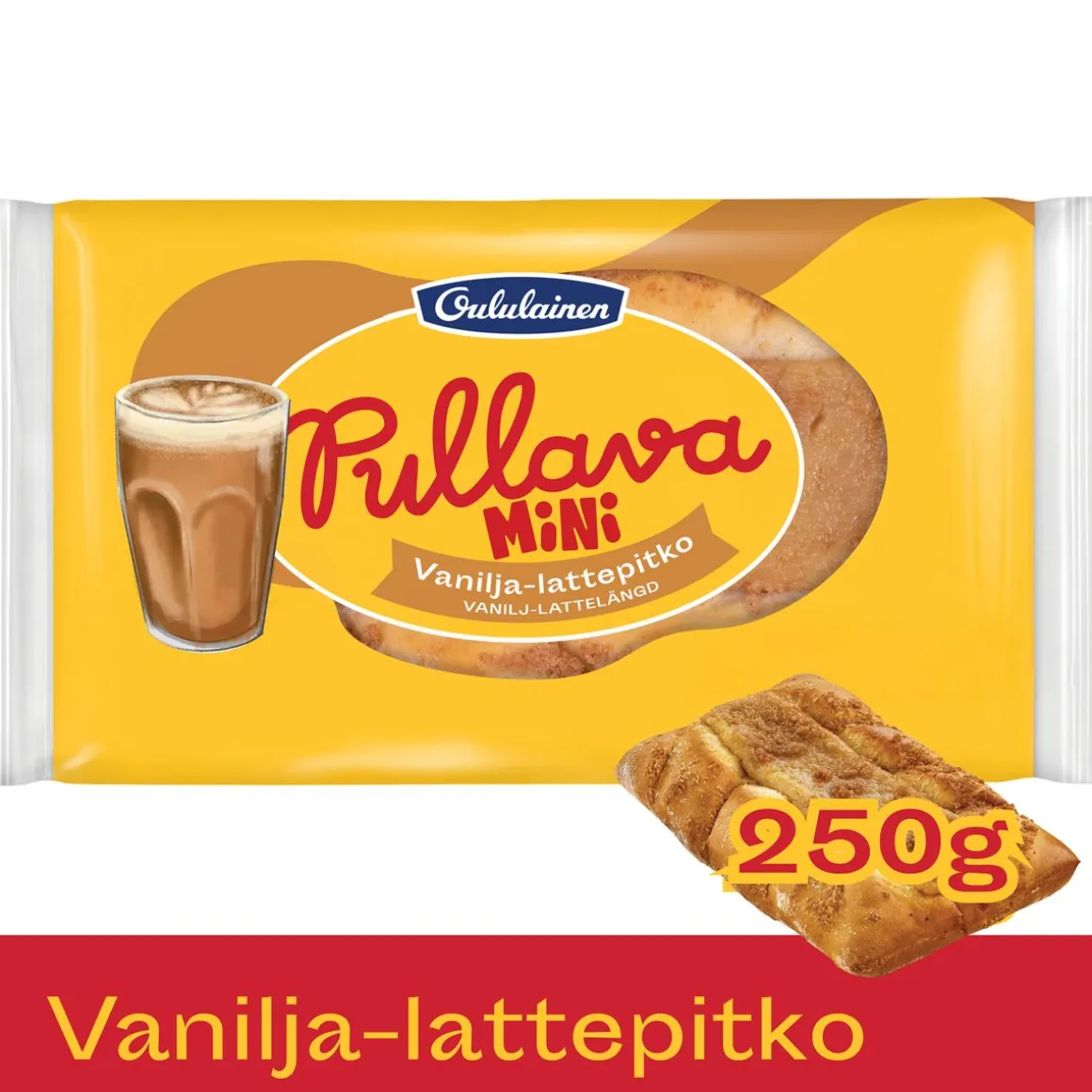 OULULAINEN PULLAVA MINI VANILJA-LATTEPITKO 250 G