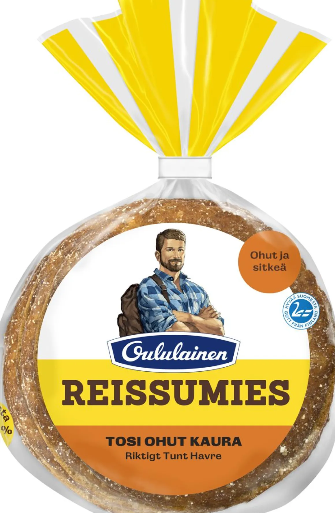 OULULAINEN REISSUMIES TOSI OHUT KAURA 5KPL 210 G