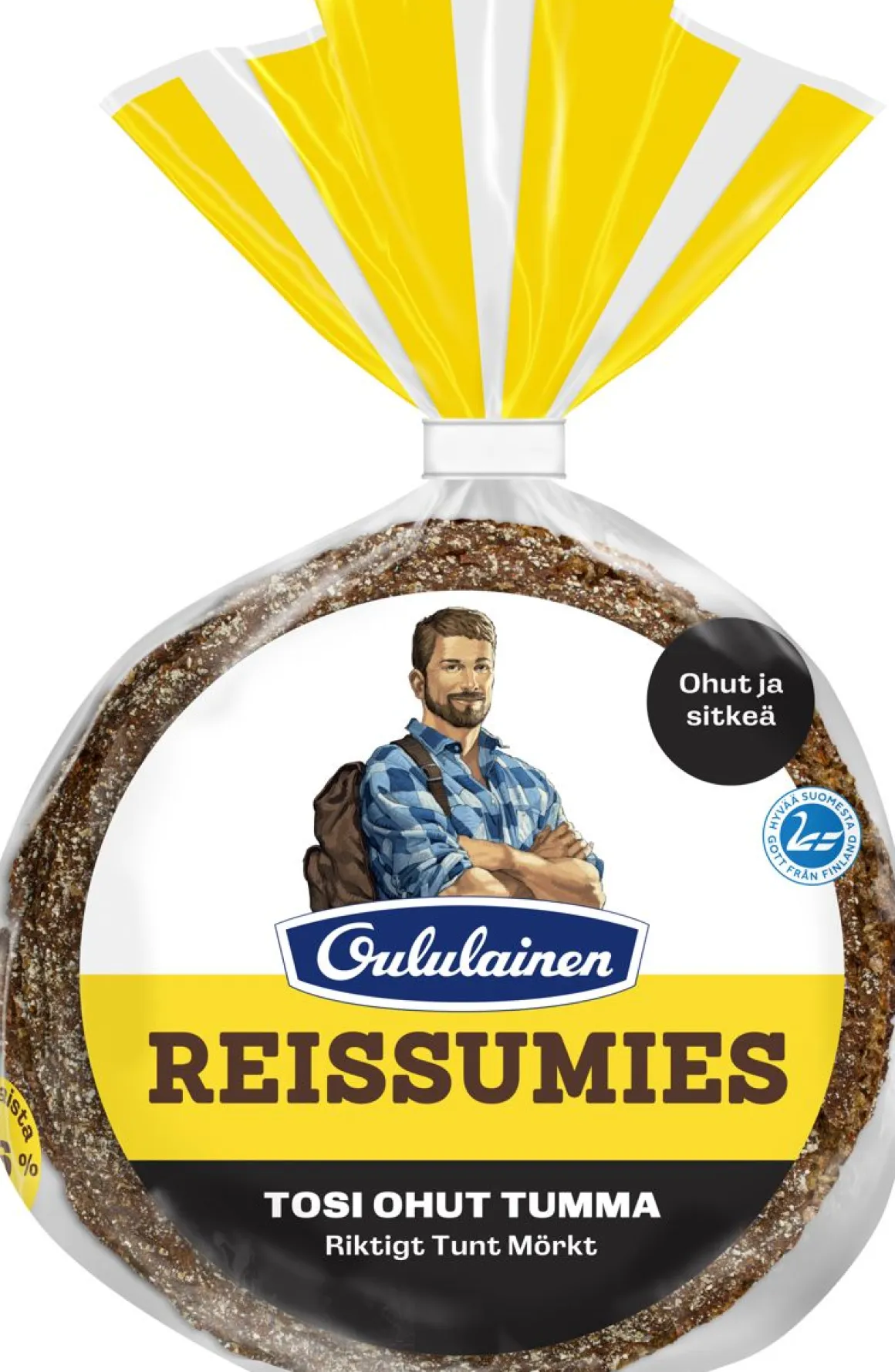 OULULAINEN REISSUMIES TOSI OHUT TUMMA 5KPL 200 G
