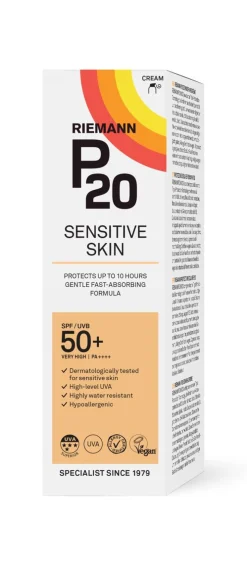 P20 SPF50+ SENSITIVE SKIN CREAM AURINKOSUOJA 100 ML
