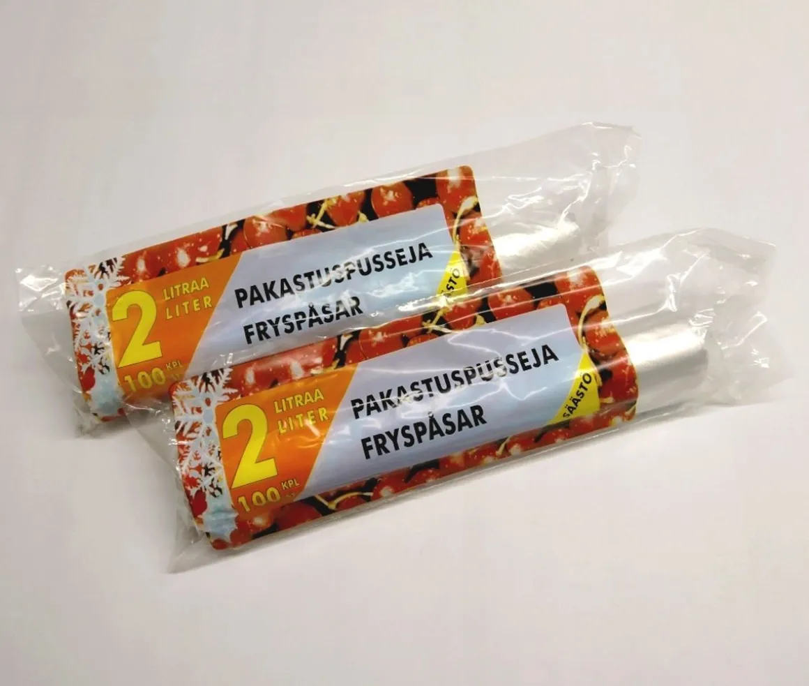 PAKASTEPUSSI KIRKAS 2 L, 230 X 320 MM 100 KPL
