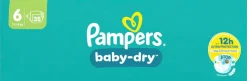 PAMPERS BABY-DRY S6 13-18KG SÄÄSTÖPAKKAUS 35KPL 35 KPL