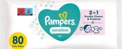 PAMPERS SENSITIVE PUHDISTUSPYYHE 1-PACK /80 80 KPL