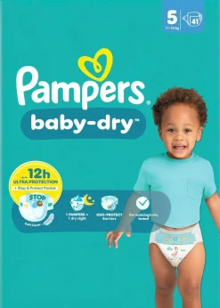 PAMPERS BABY-DRY S5 11-16KG SÄÄSTÖPAKKAUS 41KPL 41 KPL