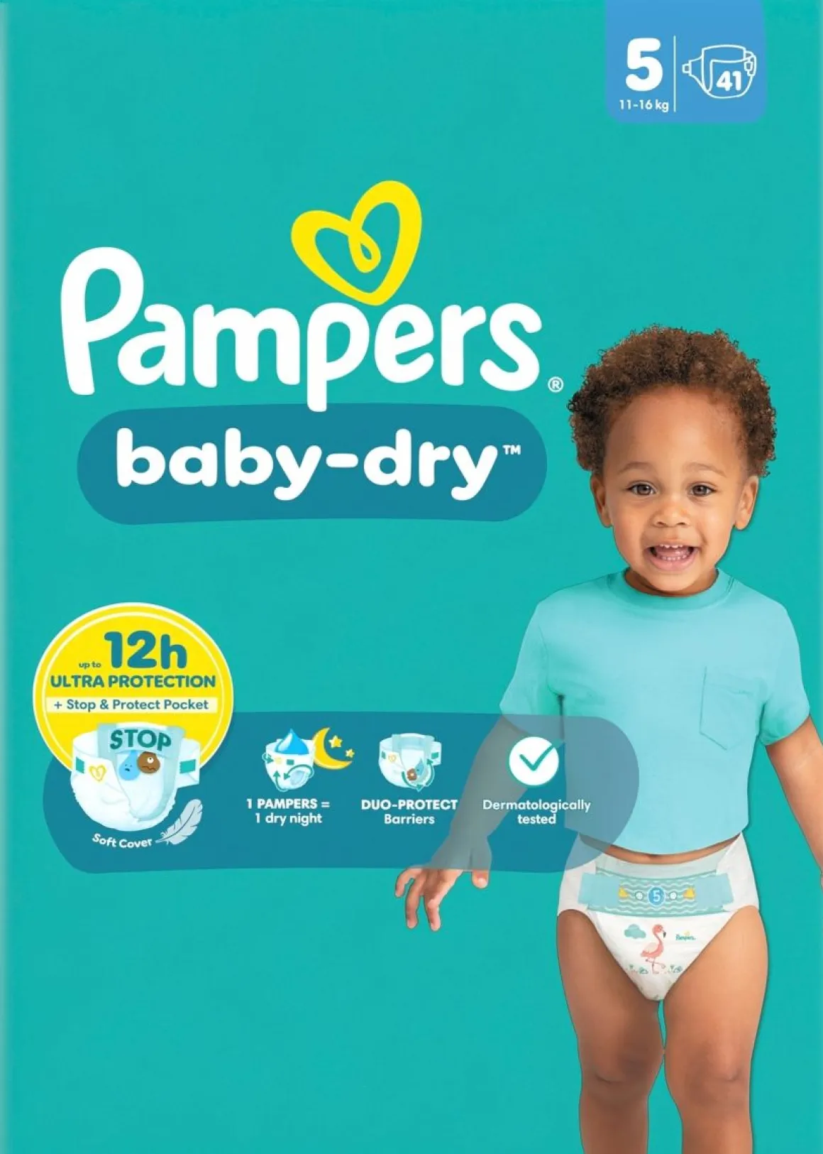 PAMPERS BABY-DRY S5 11-16KG SÄÄSTÖPAKKAUS 41KPL 41 KPL