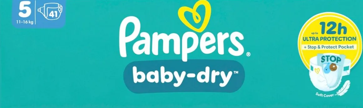 PAMPERS BABY-DRY S5 11-16KG SÄÄSTÖPAKKAUS 41KPL 41 KPL