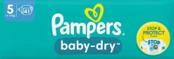 PAMPERS BABY-DRY S5 11-16KG SÄÄSTÖPAKKAUS 41KPL 41 KPL