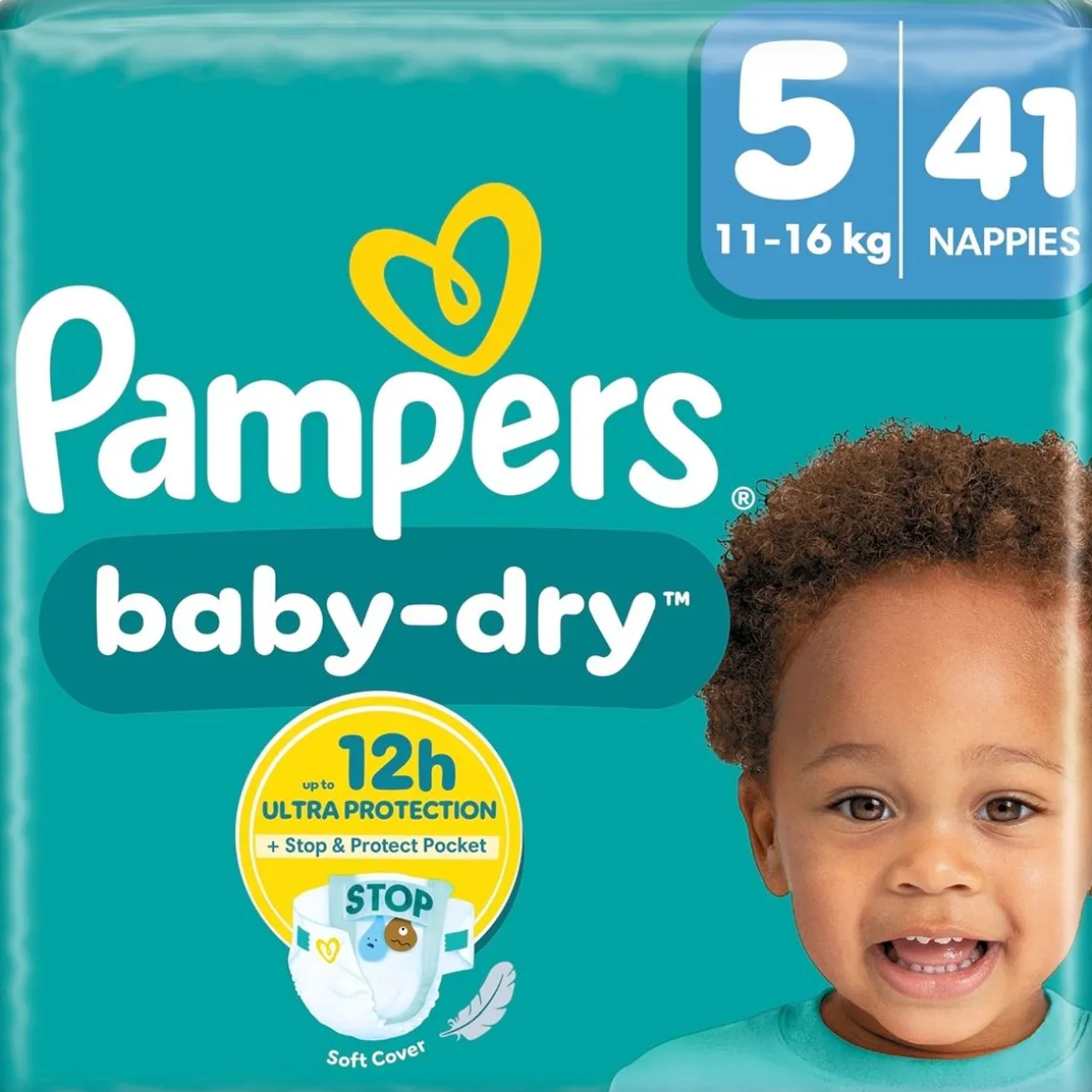 PAMPERS BABY-DRY S5 11-16KG SÄÄSTÖPAKKAUS 41KPL 41 KPL