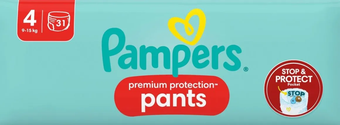 PAMPERS PREMIUM PROTECTION PANTS S4 9-15KG SÄÄSTÖPAKKAUS 31KPL 31 KP