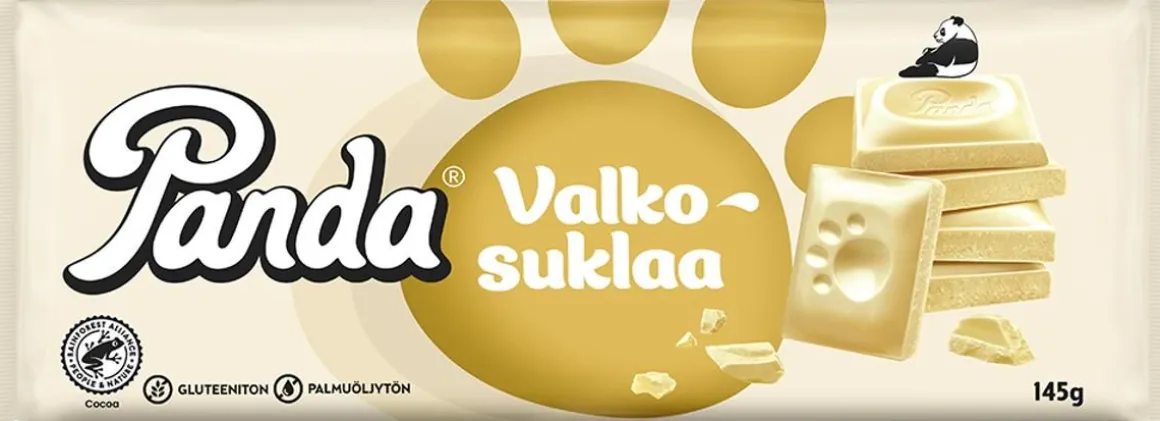 PANDA VALKOSUKLAALEVY 145 G