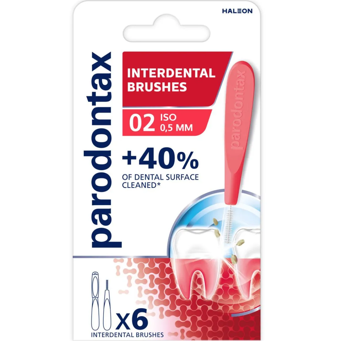 PARODONTAX HAMMASVÄLIHARJA 6KPL 0,5MM 6 KPL
