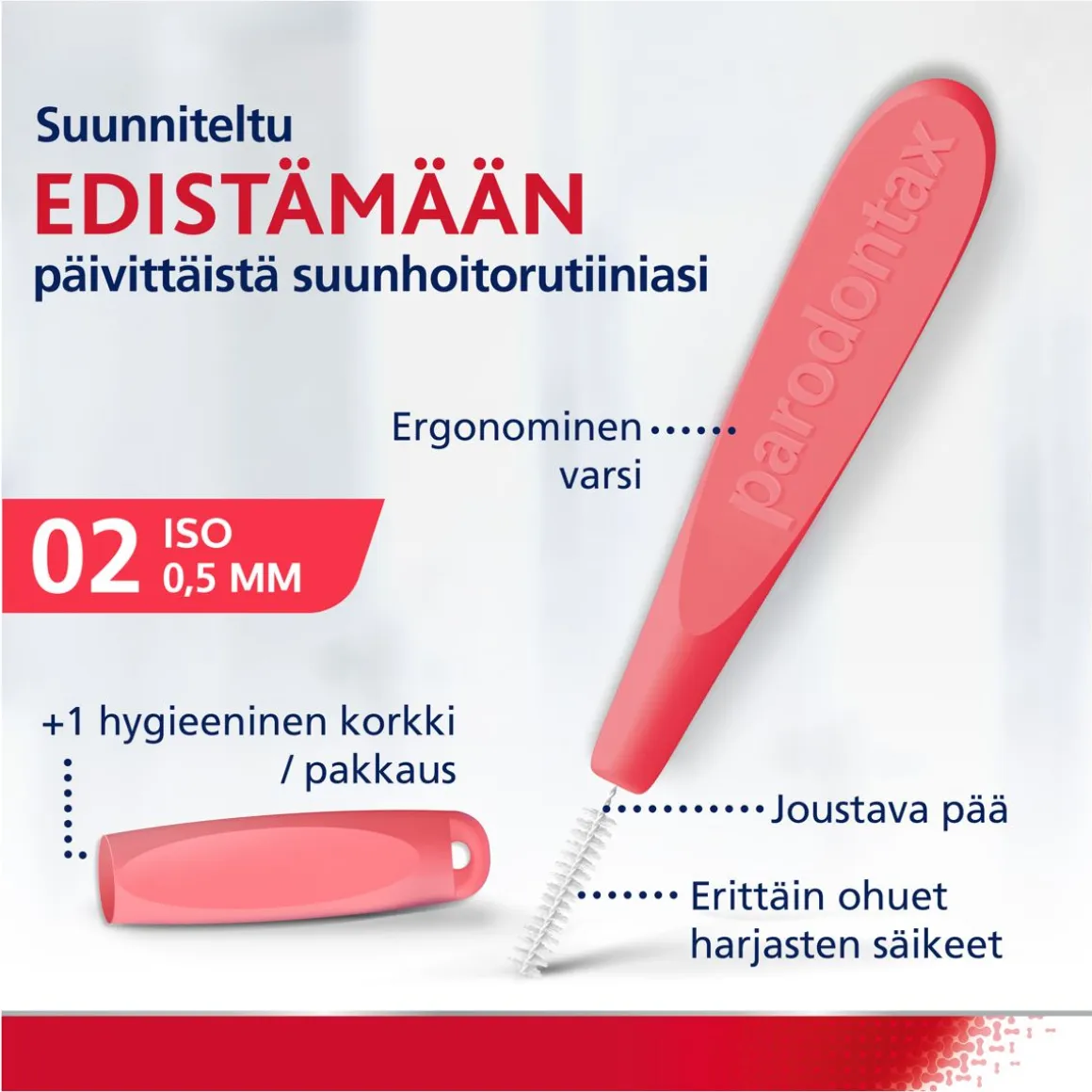 PARODONTAX HAMMASVÄLIHARJA 6KPL 0,5MM 6 KPL