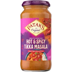 PATAK S HOT & SPICY TIKKA MASALA CURRYKASTIKE 450 G