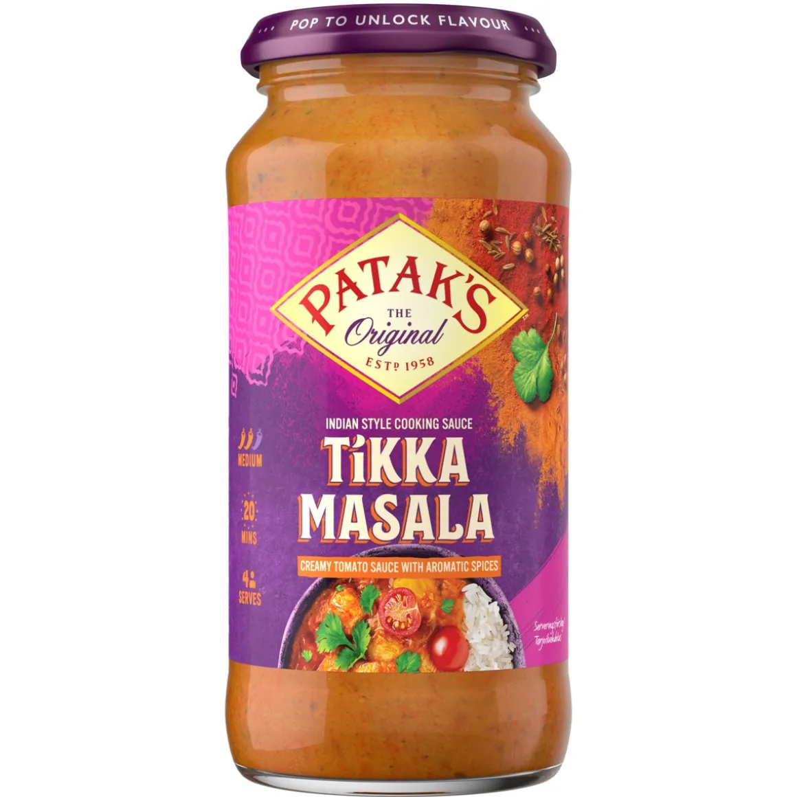 PATAK S TIKKA MASALA CURRYKASTIKE 450 G