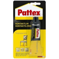 PATTEX KONTAKTILIIMA TRANSPARENT VÄRITÖN 50 G