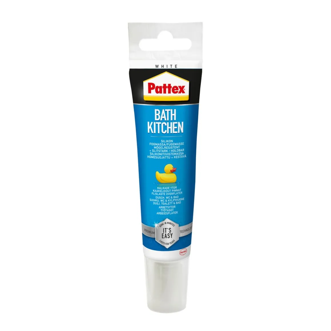 PATTEX SILIKONI BATH&KITCHEN VALKOINEN 50 ML