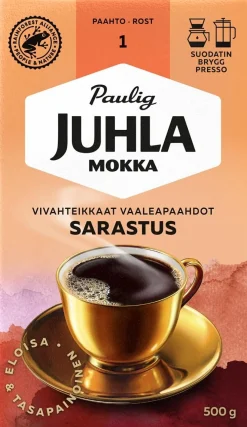 PAULIG JUHLA MOKKA SARASTUS SUODATINJAUHATUS 500 G
