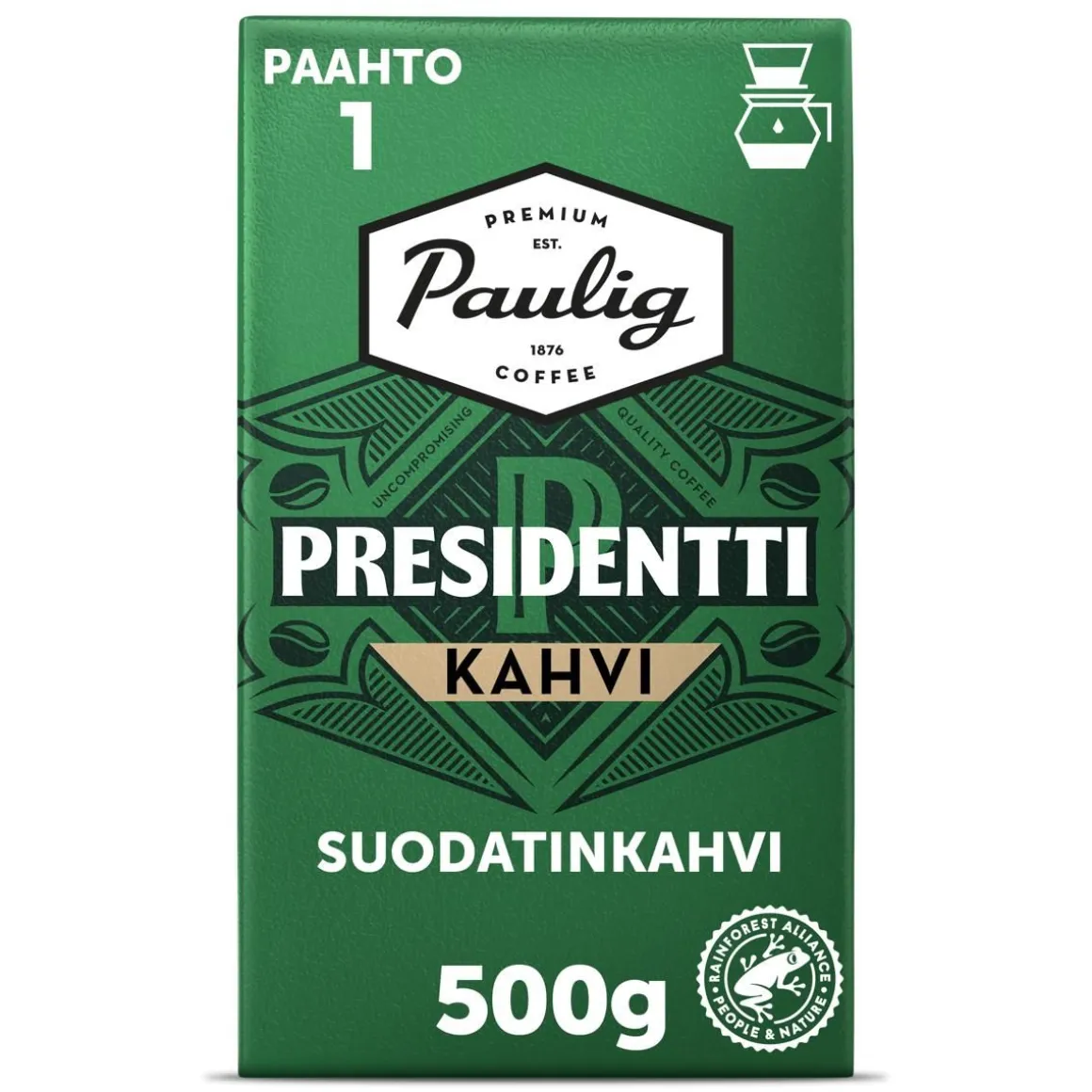 PAULIG PRESIDENTTI SUODATIN 500 G