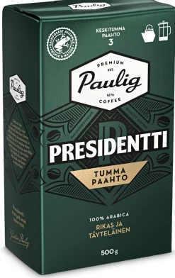 PAULIG PRESIDENTTI TUMMA PAAHTO PANNU 500 G