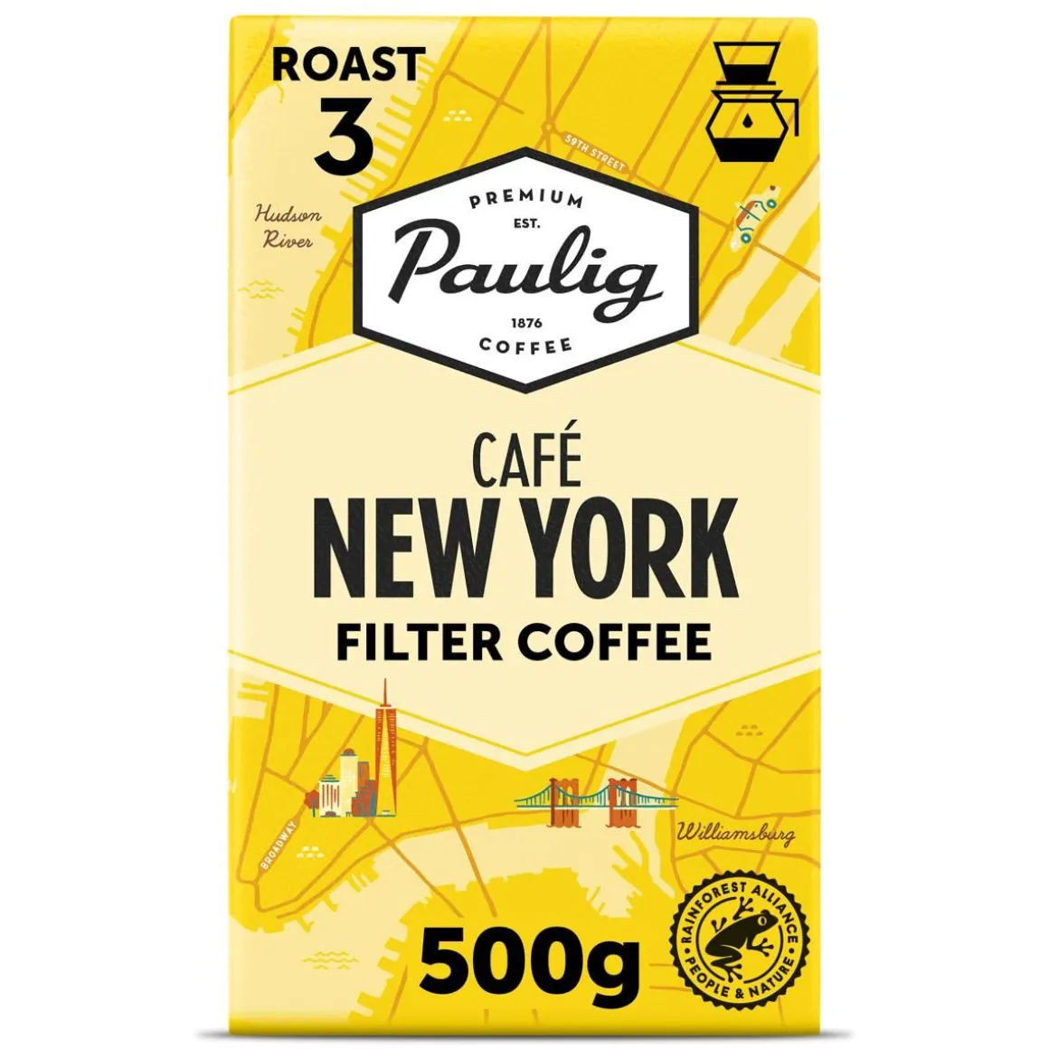 PAULIG CAFE NEW YORK SUODATINKAHVI 500 G