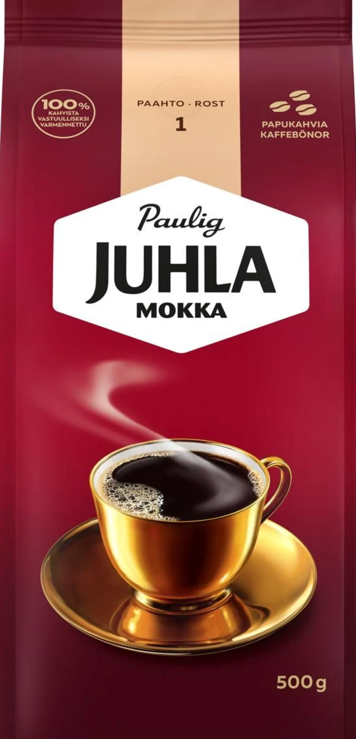 PAULIG JUHLA MOKKA PAPU 500 G