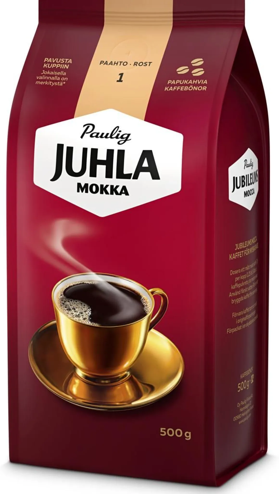 PAULIG JUHLA MOKKA PAPU 500 G