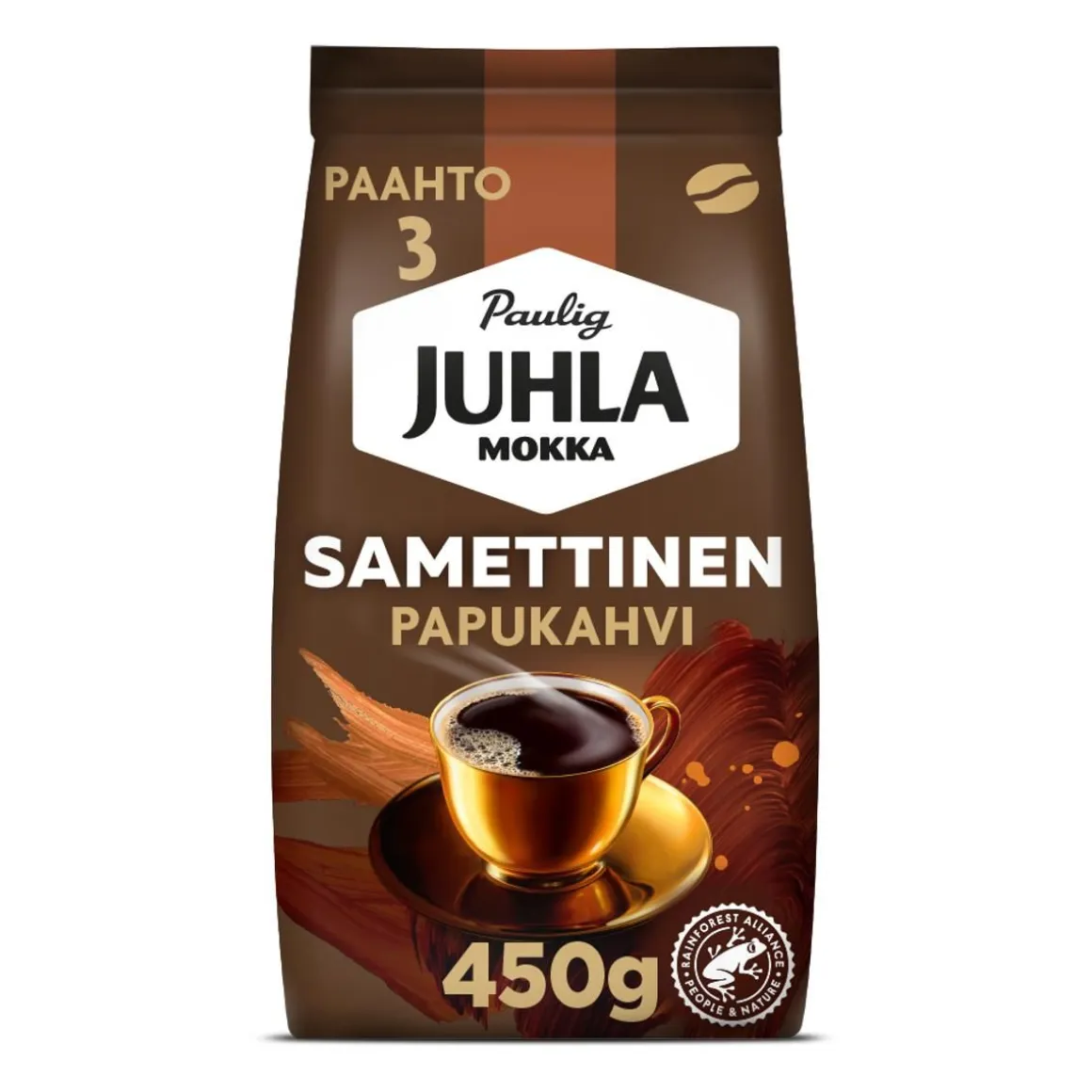 PAULIG JUHLA MOKKA SAMETTINEN KAHVIPAPU 450 G