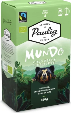 PAULIG MUNDO KOLUMBIA KAHVI SJ LUOMU 450 G
