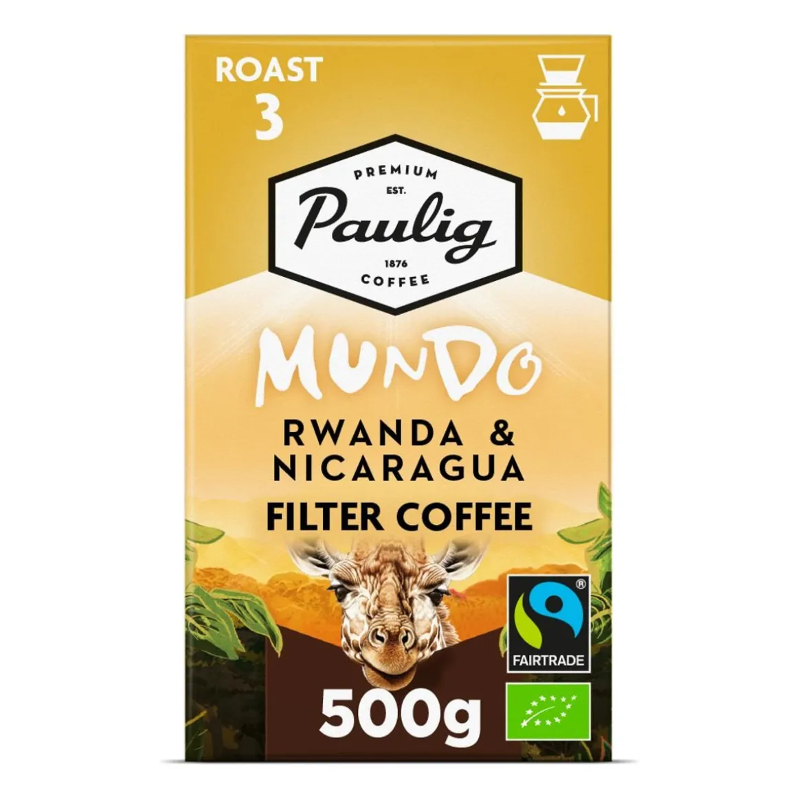 PAULIG MUNDO RWANDA-NICARAGUA KAHVI SJ LUOMU 450 G