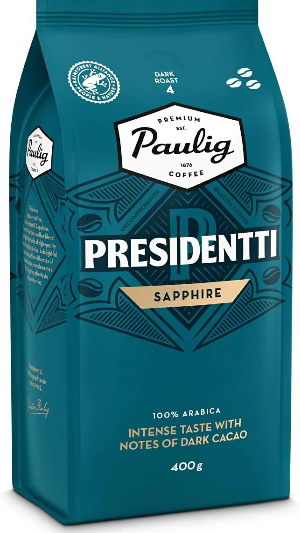 PAULIG PRESIDENTTI KAHVI SAPPHIRE PAPU 400 G