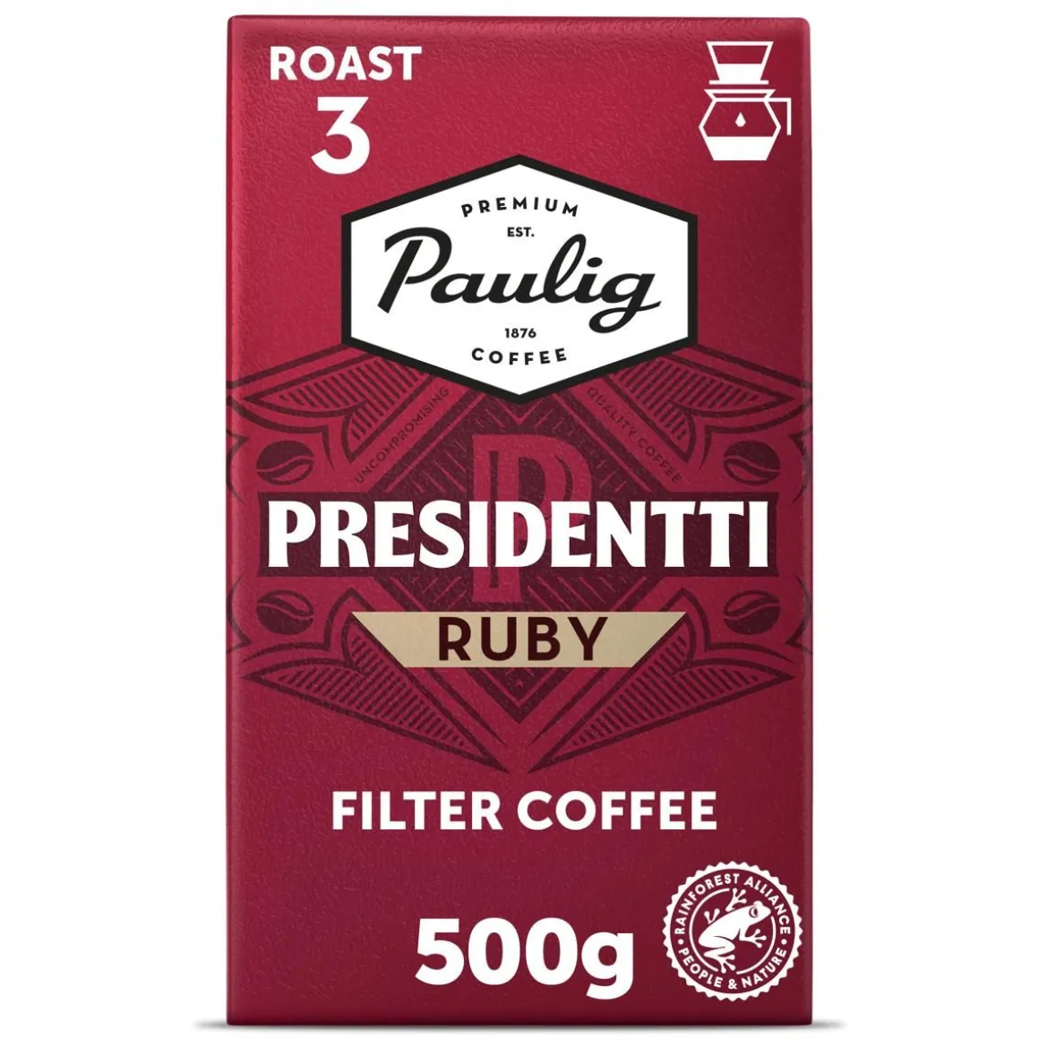 PAULIG PRESIDENTTI RUBY SUODATIN 500 G