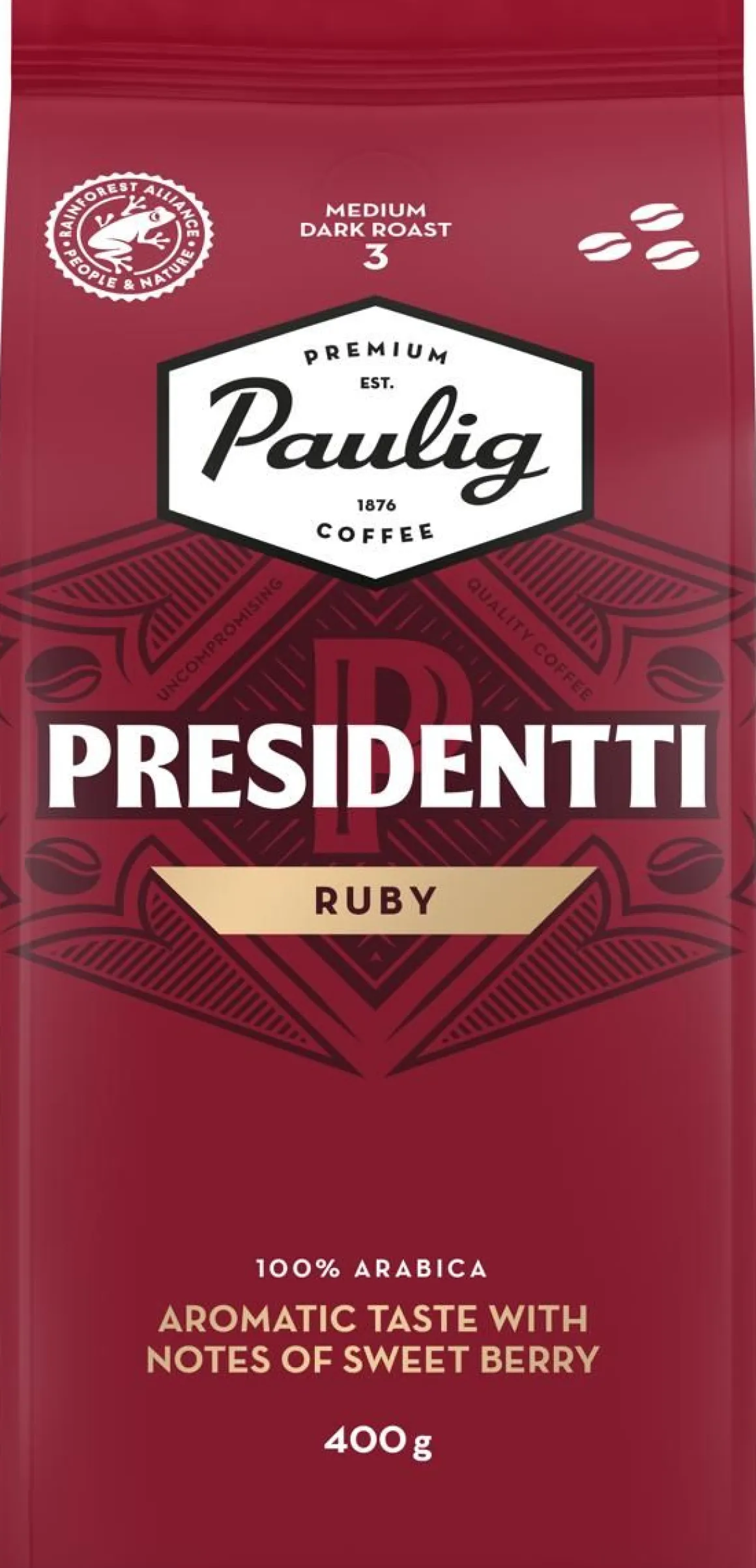 PAULIG PRESIDENTTI RYBY PAPUKAHVI 400 G