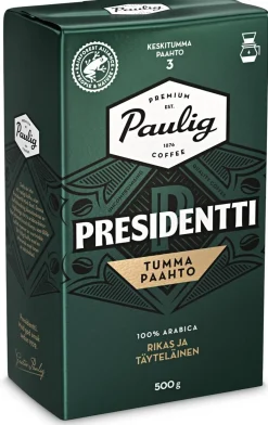 PAULIG PRESIDENTTI TUMMA PAAHTO SUODATI N 500 G
