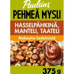 PAULÚNS HASSELPÄHKINÄ-MANTELI- TAATELI PEHMEÄ 375 G