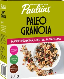 PAULÚNS GRANOLA HASSELPÄHKINÄ PALEO 350 G
