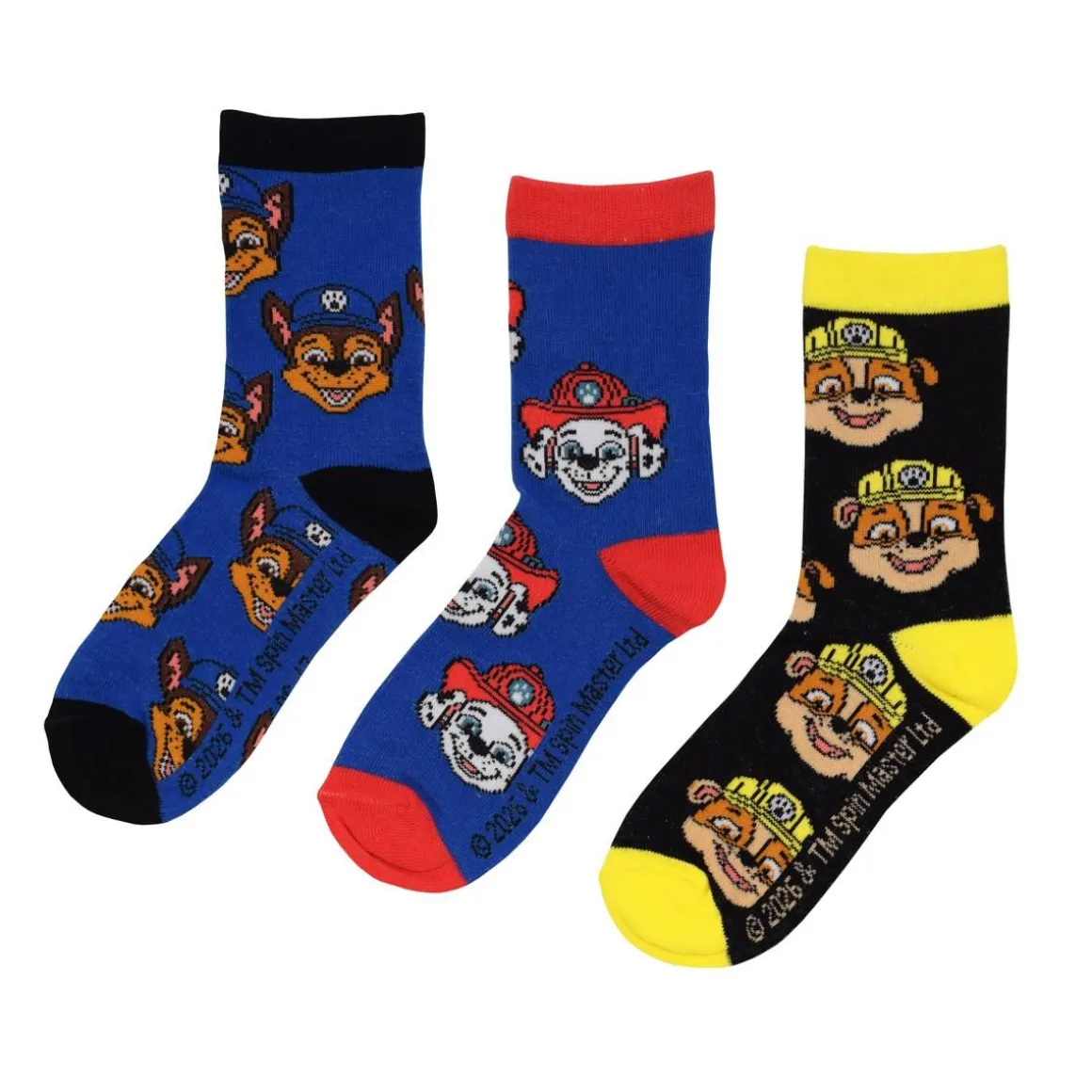PAW PATROL LASTEN RYHMÄ HAU 3-PACK SUKAT 23-26